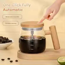 Self Stirring Coffee Mug β Electric Automatic Mixing Cup for Coffee, Milk, & Drinks | Rechargeable, Waterproof, Self Mixing Glass Mug for Home & Office